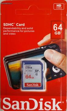 Sandisk SDHC card 64 GB