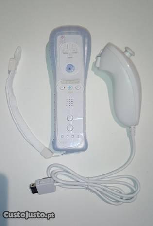 Comando para Wii com Motion Plus+Nunchunk - Branco
