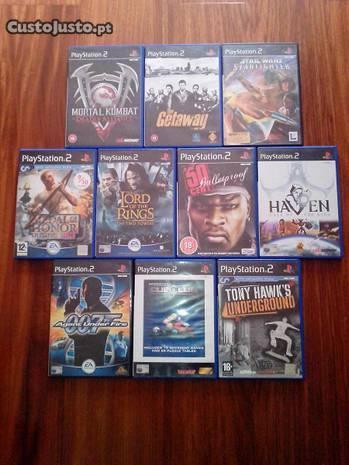 8 Jogos variados Playstation 2 PS2