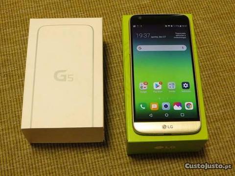 LG G5, Gold, como novo, fatura, garantia - Troco