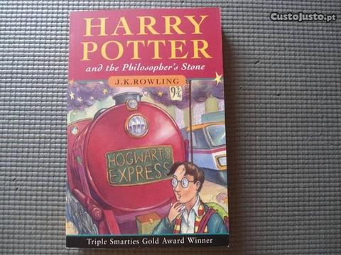 3 livros Harry Potter-1ª edição inglesa