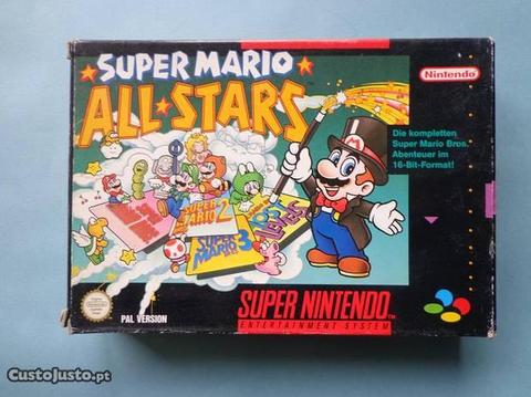 Jogo Super Nintendo - Super Mario All Stars
