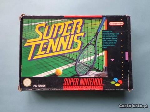 Jogo Super Nintendo - Super Tennis