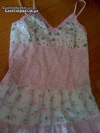 Vestido de alças, da H&M,- Verão- 9/ 10 anos