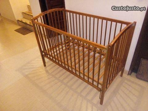 Cama de bebé baratinha com colchão