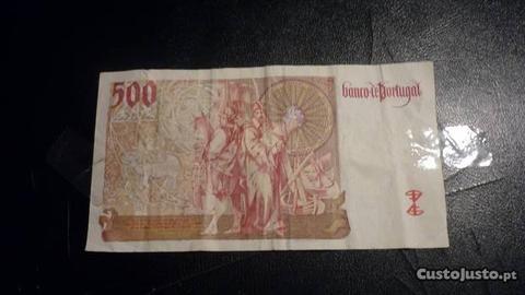 1 - Nota de 500$00,de 1980