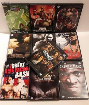 10 dvds - WWE