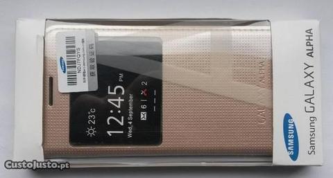 Bolsa capa s-view Smartphone Samsung Galaxy Alpha