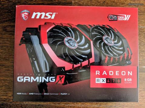 Placa gráfica RX 470 8GB MSI Gaming X