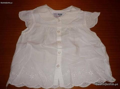 Camisa Zara 9-12 Meses Muito Barata e Bonita