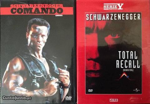 Arnold Schwarzenegger - DVDs COMO NOVOS