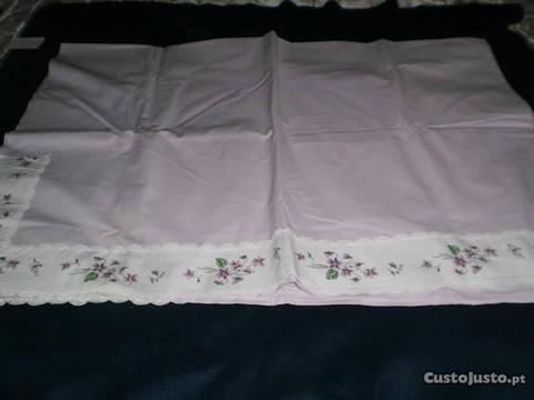 Conjunto de lençóis de cama de casal 1,95m x 2,80m