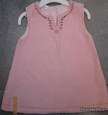 Vestido rosa para 6 meses