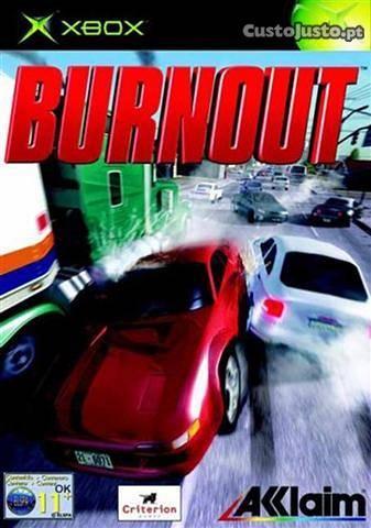 Caixa + Manual Burnout Edição XBOX Classics