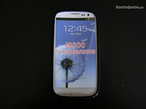 Capa Samsung Galaxy S3 Preta - Portes Grátis