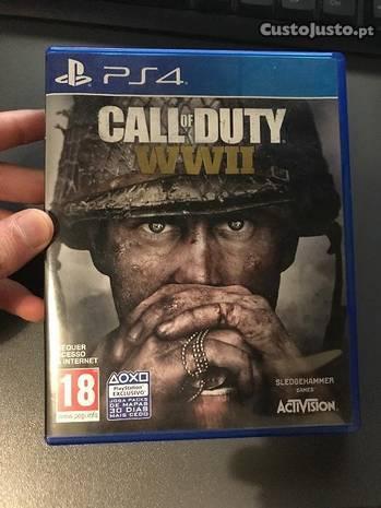 Jogo Ps4 Call of Duty WWII NOVO c/selo IGAC