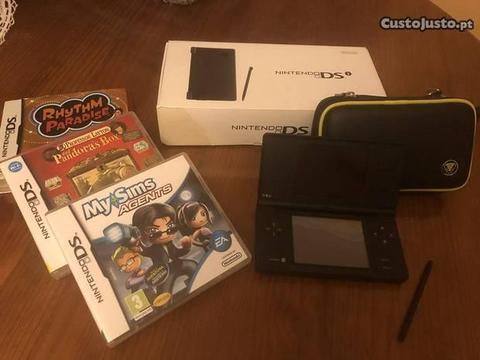 Nintendo DSi + 3 Jogos + Acessórios