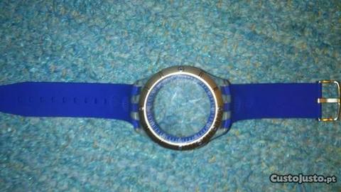 Capa para relógio da Swatch em azul