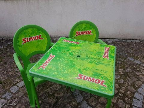 Mesa + 4 cadeiras (novo) da Sumol