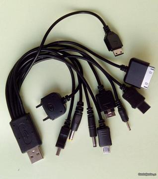 Cabo USB - Telemoveis - LG, Iphone, Ipad,Sony, etc