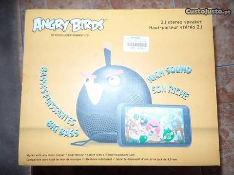 Coluna de Som Angry Birds 2.1 NOVA