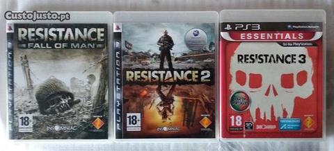 Coleção Triologia Resistance (PS3)