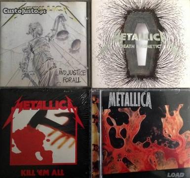 4 CDS / 5 DVD Metallica Como Novos