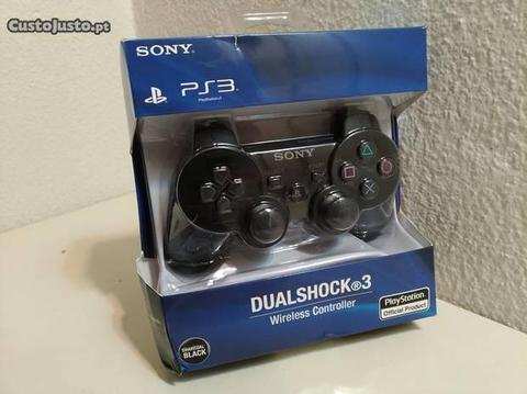 Comando Original Sony PS3 DualShock3 Wireless Novo
