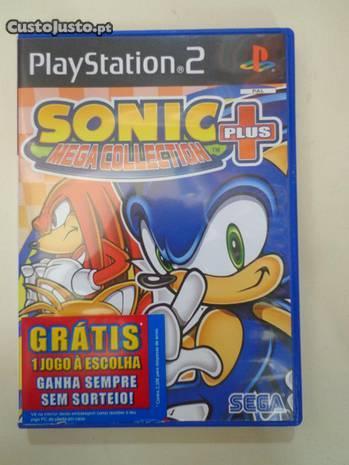 Jogo Playstation 2 - Sonic + Plus - Mega Collectio