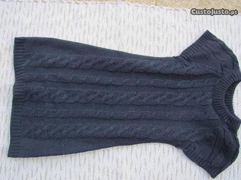 vestido em malha 7/8 anos portes incluidos