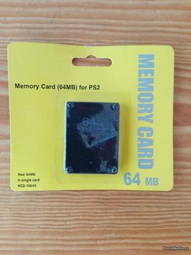 Cartão de Memória 64MB PS2 (Novo)