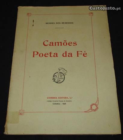 Livro Camões Poeta da Fé Mendes dos Remédios 1924