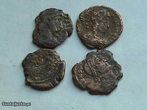 849- lote de 4 moedas romanas a identificar 9.00