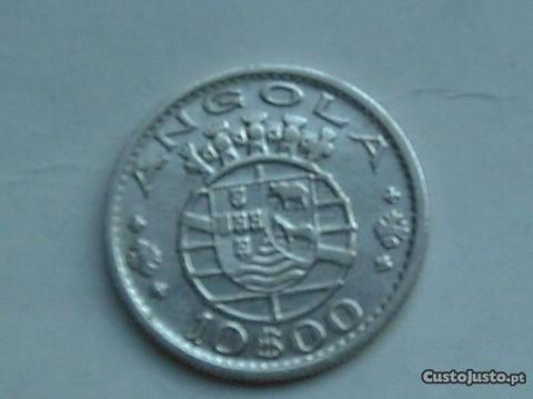 885- Angola 10.00 1952 prata bela 6.00