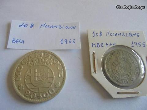 moedas de moçambique