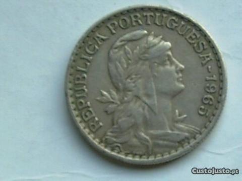 883- moeda de 1.00 1965 alpaca 3.00
