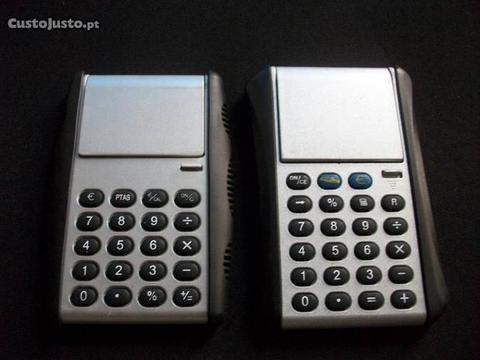 2 Calculadoras de bolso como novas