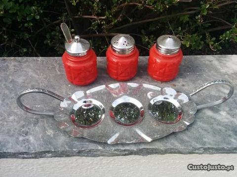 Galheteiro de 3 especiarias