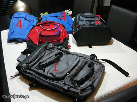 Conjunto de 5 mochilas - junto ou separado