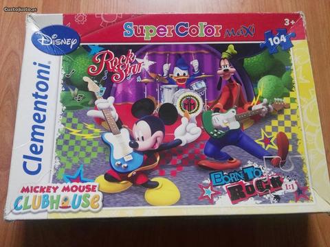 Puzzle 104 peças Mickey Mouse