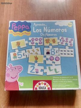 Puzzle Aprendo os números (Peppa Pig)