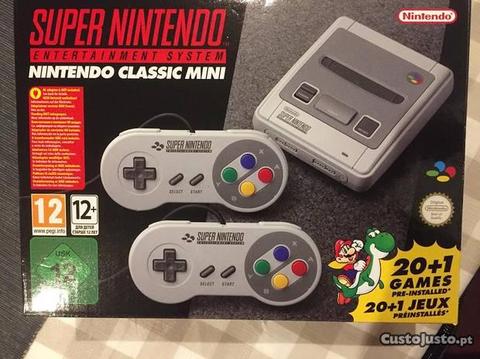Consola Nintendo Classic Mini: SNES Nova na Caixa