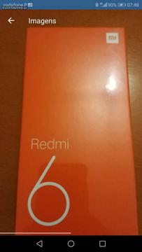 Mi redmi 6 3g 64g novo selado