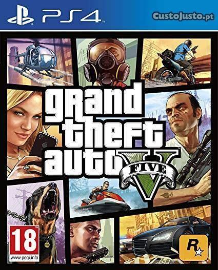 Jogo PS4 Grand Theft Auto V Novo