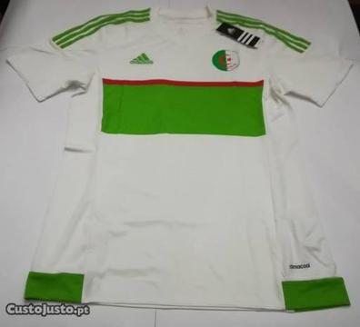 Camisola de Futebol Argélia Autêntica e Nova