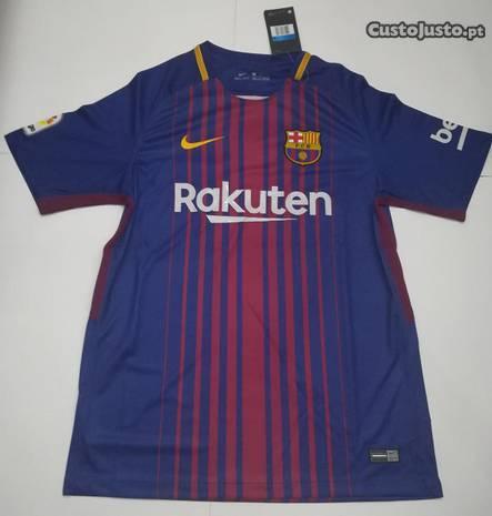 Camisola de Futebol Barcelona Nova com Etiquetas