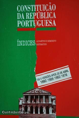 Constituição Republica Portuguesa - 4 Versões