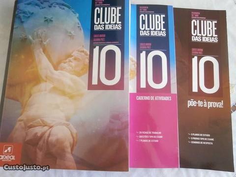 Manual Clube das Ideias Filosofia 10ºano-como novo