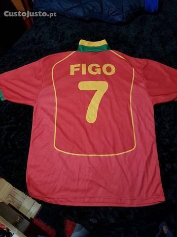 Camisola seleção nacional Portugal Figo