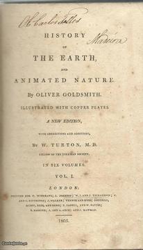 History of the Earth, and animated nature, vol. 1